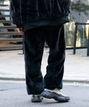 ふわふわ もこもこ エコファー フェイクファー イージーパンツ 防寒 UNIIT ユニット