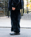 ふわふわ もこもこ エコファー フェイクファー イージーパンツ 防寒 UNIIT ユニット