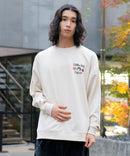 フェイク スエード ワンポイント 刺繍 クルーネック UNIIT ユニット