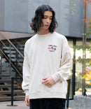 フェイク スエード ワンポイント 刺繍 クルーネック UNIIT ユニット