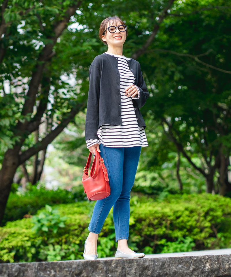 【C-FORT POINT】ポカポカ 裏地 デニムスキニーパンツ