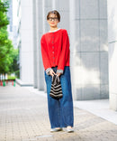 デニムワイドパンツ【C-FORT POINT/フォートポイント】