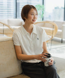 【U.S. POLO ASSN./ユーエスポロアッスン】ワンポイントロゴ刺繍 スムースカットソーシャツ