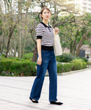 【U.S. POLO ASSN./ユーエスポロアッスン】ワンポイントロゴ刺繍 バイカラーニットポロシャツ