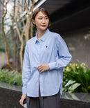 【U.S. POLO ASSN./ユーエスポロアッスン】ワンポイントロゴ刺繍 ブロードシャツ