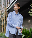 【U.S. POLO ASSN./ユーエスポロアッスン】ワンポイントロゴ刺繍 ブロードシャツ