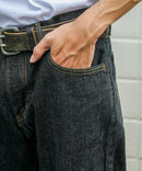 インターナショナル ベーシック INB 404 STデニム ルーズ ストレート ゆったり インタベ BK BIG SIZE EDWIN エドウイン