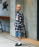 【DICKIES/ディッキーズ】ピーチ起毛 ツイルワークシャツ チェック オーバーサイズ