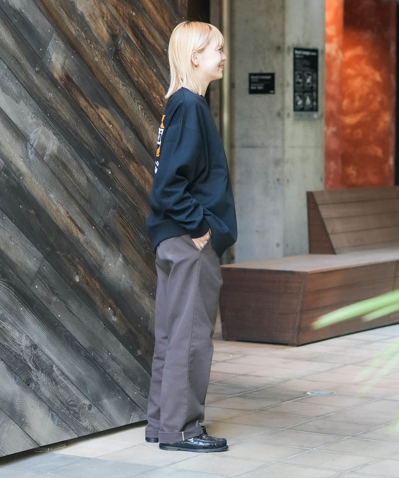 【DICKIES/ディッキーズ】裏起毛 バック刺繍 スウェットトレーナー