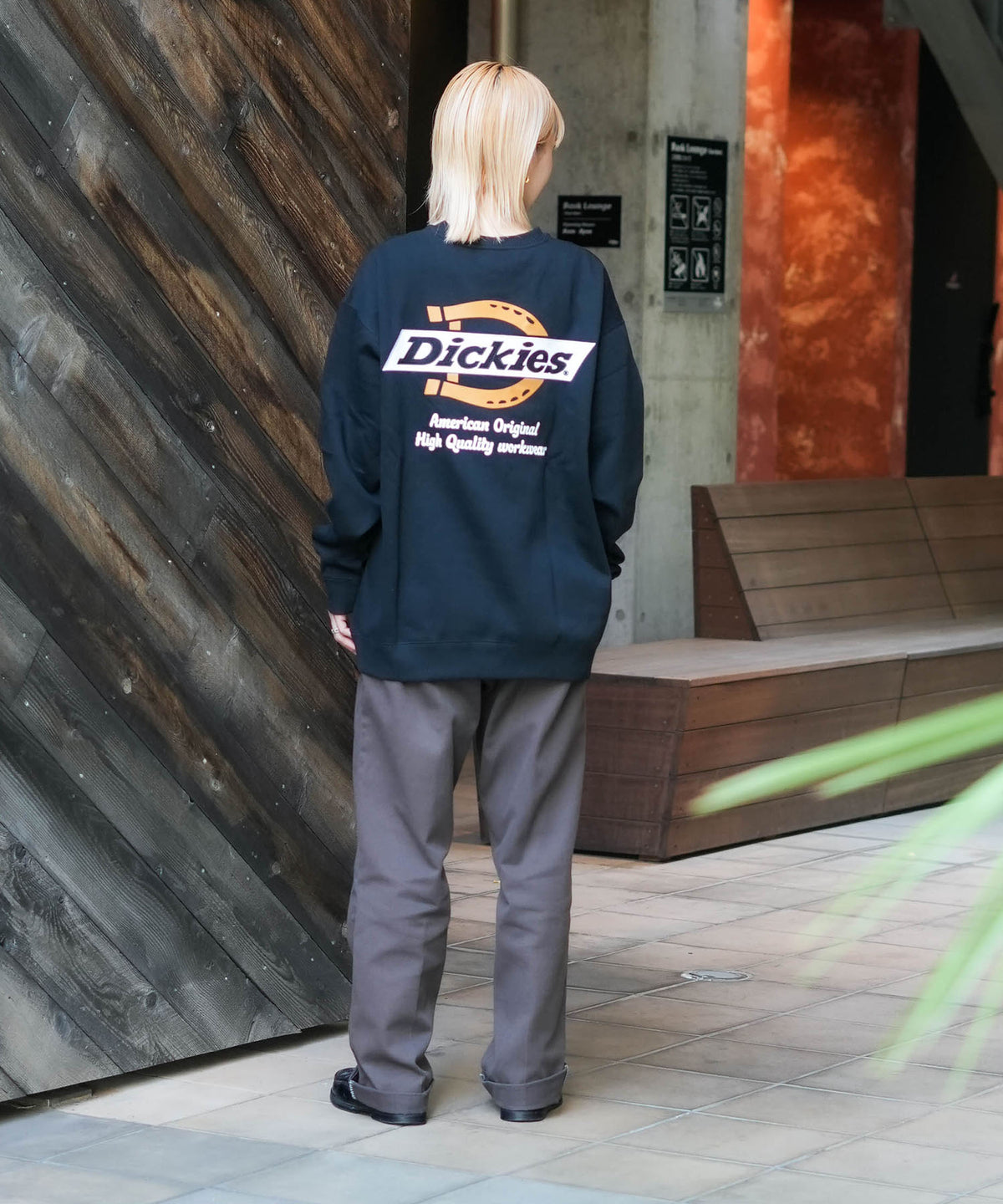 done スウェット DICKIES/ディッキーズ】裏起毛 バック刺繍 スウェットトレーナー