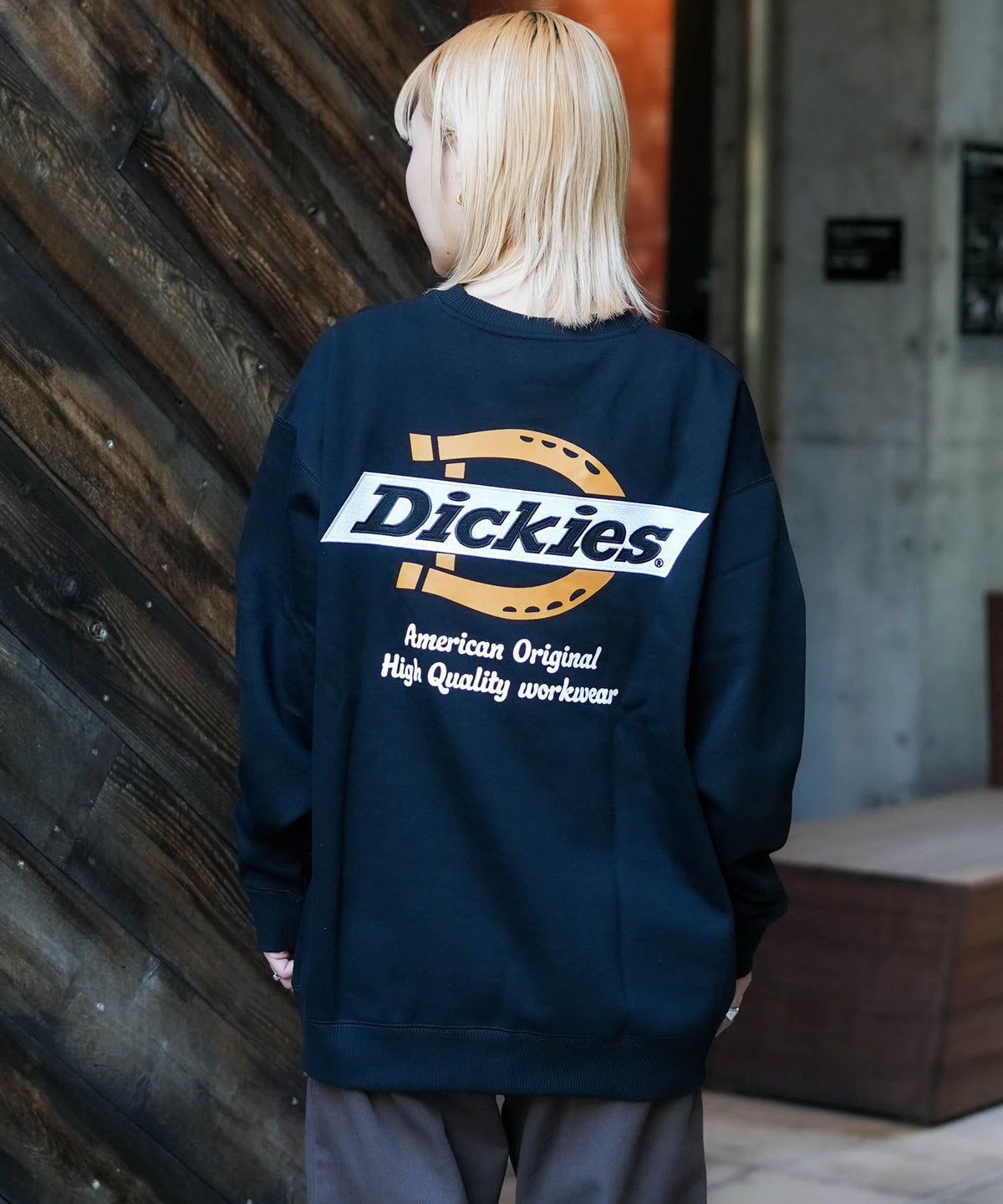 DICKIES/ディッキーズ】裏起毛 バック刺繍 スウェットトレーナー