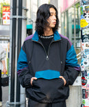 【brknhome/ブロークンホーム】ナイロンアノラックジャケット/ハーフジップ スタンドネック プルオーバー ❘ジーンズメイト公式オンラインショップ