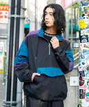 【brknhome/ブロークンホーム】ナイロンアノラックジャケット/ハーフジップ スタンドネック プルオーバー ❘ジーンズメイト公式オンラインショップ