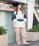 【brknhome/ブロークンホーム】ナイロンアノラックジャケット/ハーフジップ スタンドネック プルオーバー ❘ジーンズメイト公式オンラインショップ