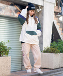 【brknhome/ブロークンホーム】ナイロンアノラックジャケット/ハーフジップ スタンドネック プルオーバー ❘ジーンズメイト公式オンラインショップ