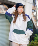 【brknhome/ブロークンホーム】ナイロンアノラックジャケット/ハーフジップ スタンドネック プルオーバー ❘ジーンズメイト公式オンラインショップ