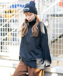 裏毛 ボリューム 袖 ハーフジップ US POLO LADIES レディース ❘ジーンズメイト公式オンラインショップ