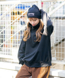 裏毛 ボリューム 袖 ハーフジップ US POLO LADIES レディース ❘ジーンズメイト公式オンラインショップ