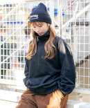 裏毛 ボリューム 袖 ハーフジップ US POLO LADIES レディース ❘ジーンズメイト公式オンラインショップ