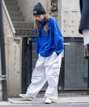 裏毛 ボリューム 袖 ハーフジップ US POLO LADIES レディース ❘ジーンズメイト公式オンラインショップ
