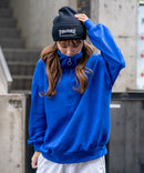 裏毛 ボリューム 袖 ハーフジップ US POLO LADIES レディース ❘ジーンズメイト公式オンラインショップ