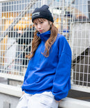 裏毛 ボリューム 袖 ハーフジップ US POLO LADIES レディース ❘ジーンズメイト公式オンラインショップ