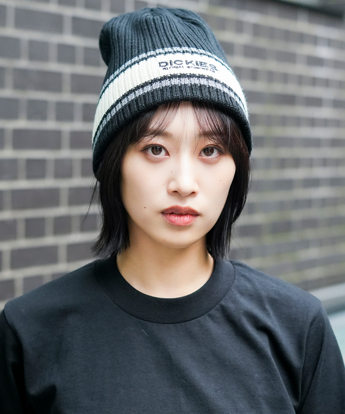 Dickies/ディッキーズ】ラインロゴニットビーニー zo