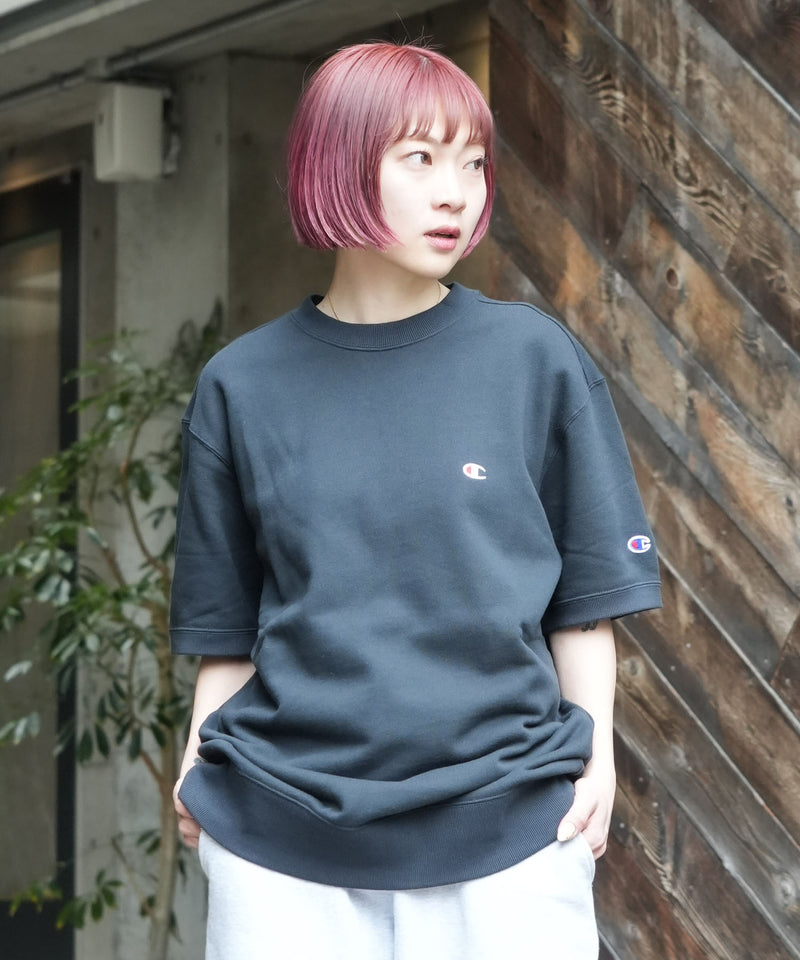 CHAMPION/チャンピオン】半袖 裏毛スウェットシャツ USAコットン