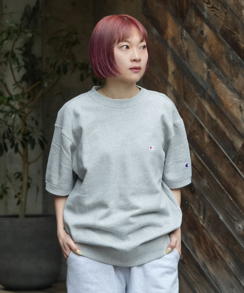CHAMPION/チャンピオン】半袖 裏毛スウェットシャツ USAコットン
