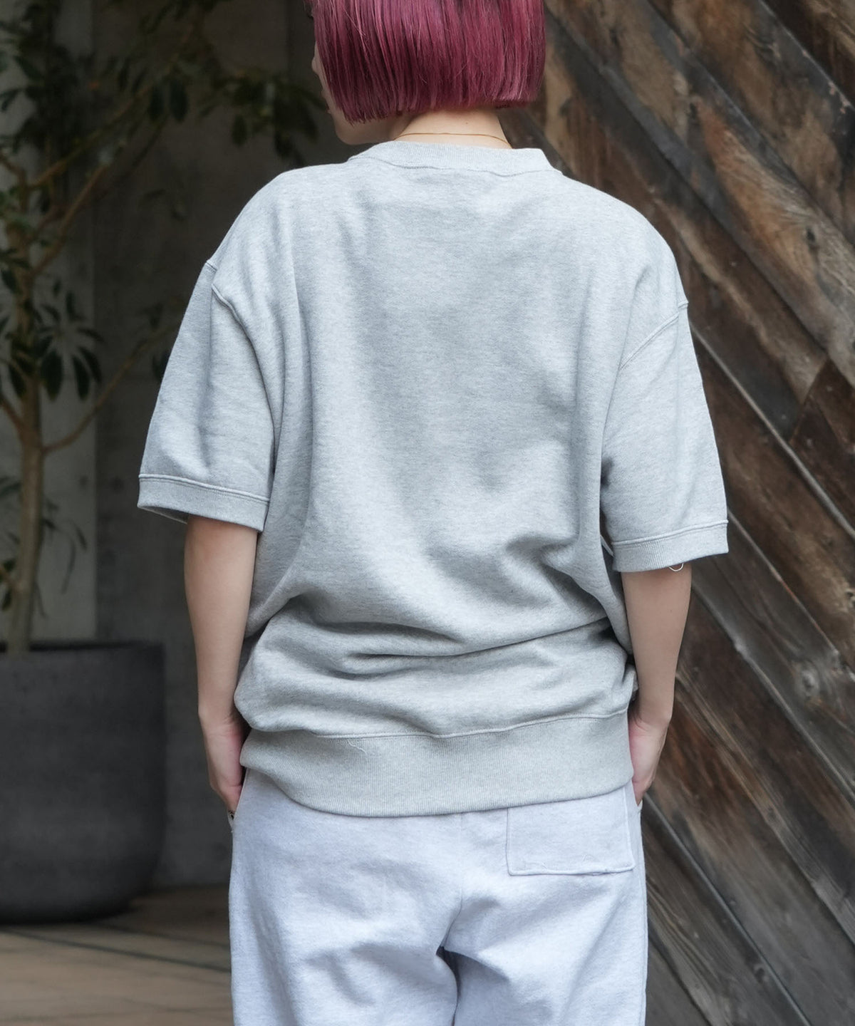 CHAMPION/チャンピオン】半袖 裏毛スウェットシャツ USAコットン
