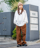 【SAVIER/サビアー】オーバーサイズ ロングTシャツ バックプリント ウェーブプリント ❘ジーンズメイト公式オンラインショップ