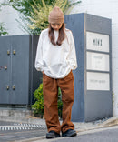 【SAVIER/サビアー】オーバーサイズ ロングTシャツ バックプリント ウェーブプリント ❘ジーンズメイト公式オンラインショップ