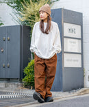 【SAVIER/サビアー】オーバーサイズ ロングTシャツ バックプリント ウェーブプリント ❘ジーンズメイト公式オンラインショップ