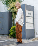 【SAVIER/サビアー】オーバーサイズ ロングTシャツ バックプリント ウェーブプリント ❘ジーンズメイト公式オンラインショップ