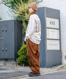 【SAVIER/サビアー】オーバーサイズ ロングTシャツ バックプリント ウェーブプリント ❘ジーンズメイト公式オンラインショップ
