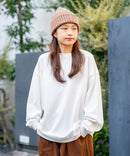 【SAVIER/サビアー】オーバーサイズ ロングTシャツ バックプリント ウェーブプリント ❘ジーンズメイト公式オンラインショップ