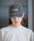 LONG BRIM DAMAGED CAP つば広キャップ【BEN DAVIS/ベンデイビス】 ブラック FREE ❘ジーンズメイト公式オンラインショップ