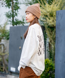 【SAVIER/サビアー】オーバーサイズ ロングTシャツ バックプリント ウェーブプリント ❘ジーンズメイト公式オンラインショップ