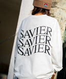 【SAVIER/サビアー】オーバーサイズ ロングTシャツ バックプリント ウェーブプリント ❘ジーンズメイト公式オンラインショップ