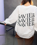 【SAVIER/サビアー】オーバーサイズ ロングTシャツ バックプリント ウェーブプリント ❘ジーンズメイト公式オンラインショップ