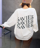 【SAVIER/サビアー】オーバーサイズ ロングTシャツ バックプリント ウェーブプリント ❘ジーンズメイト公式オンラインショップ