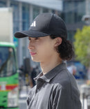 【ADIDAS/アディダス】【吸汗速乾・日差し対策】ツイルキャップ スポーツキャップ 定番ロゴ 8cmロングつば