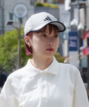 【ADIDAS/アディダス】【吸汗速乾・日差し対策】ツイルキャップ スポーツキャップ 定番ロゴ 8cmロングつば