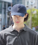 【BEVERLY HILLS POLO CLUB/ビバリーヒルズポロクラブ】【夏でも蒸れずに涼しい】オックス ローキャップ 通気性抜群 綿100% ワンポイント刺繍