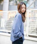 【UNIIT × RED CAP GIRL】 ワンポイント 襟配色 ダンボール ハーフジップ ポロ