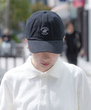 【BEVERLY HILLS POLO CLUB/ビバリーヒルズポロクラブ】【夏でも蒸れずに涼しい】オックス ローキャップ 通気性抜群 綿100% ワンポイント刺繍