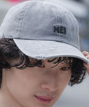 【MEI/メイ】ピグメントローキャップ ウォッシュ加工 ダメージ加工