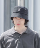 【BEVERLY HILLS POLO CLUB/ビバリーヒルズポロクラブ】【夏でも蒸れずに涼しい】オックス バケットハット 通気性抜群 綿100% ワンポイント刺繍