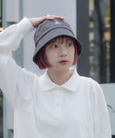 【BEVERLY HILLS POLO CLUB/ビバリーヒルズポロクラブ】【夏でも蒸れずに涼しい】オックス バケットハット 通気性抜群 綿100% ワンポイント刺繍