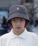 【BEVERLY HILLS POLO CLUB/ビバリーヒルズポロクラブ】【夏でも蒸れずに涼しい】オックス バケットハット 通気性抜群 綿100% ワンポイント刺繍